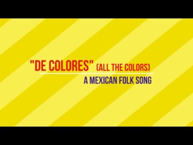 De Colores Lyrics